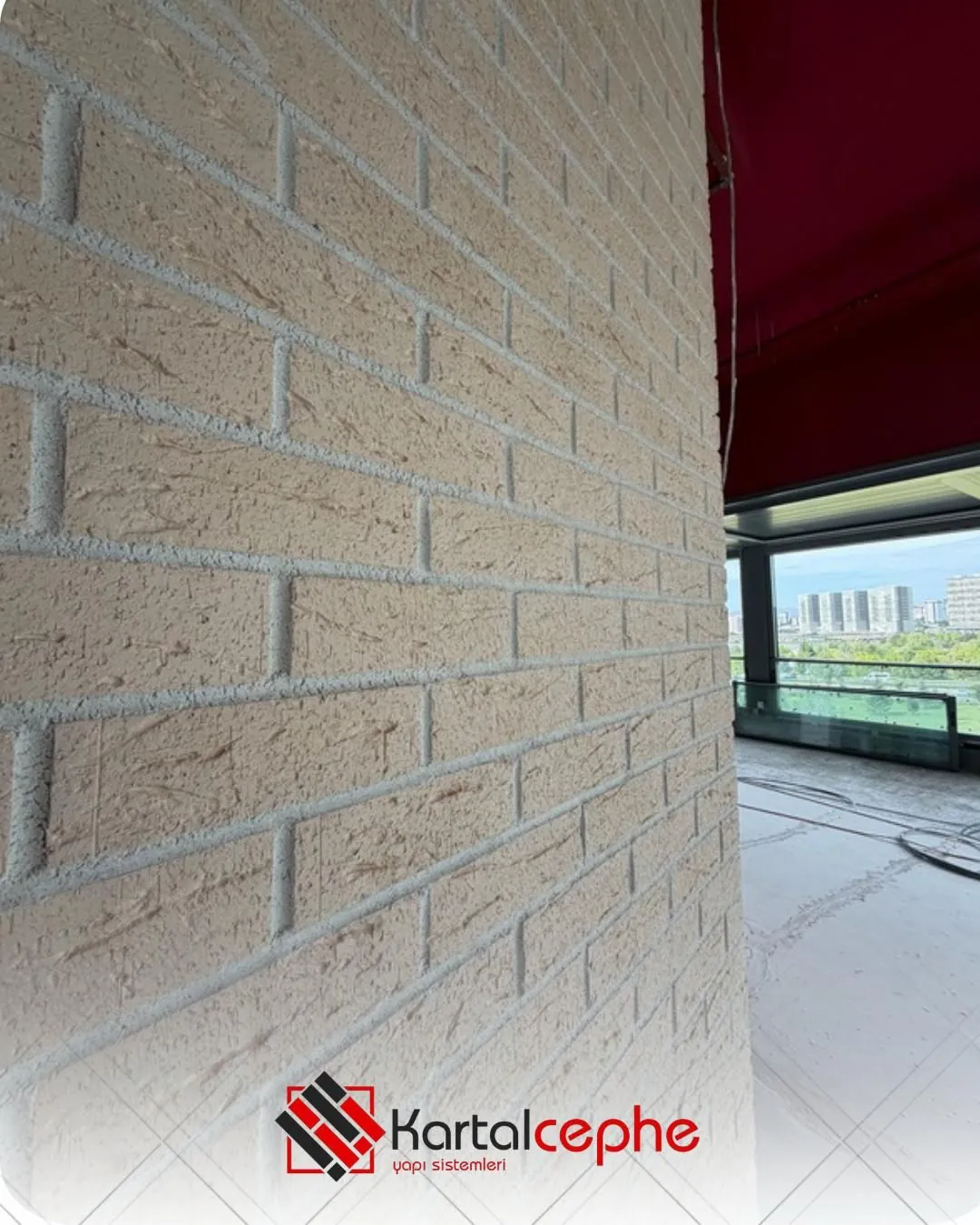Klinker tuğla köşe detayı